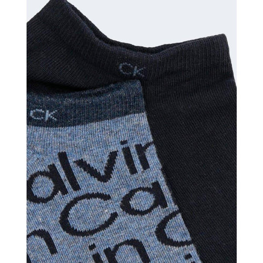 Calvin Klein Blue Cotton Sock Calvin Klein Dark Slate Gray