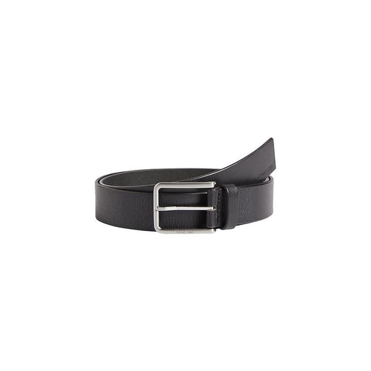 Calvin Klein Black Leather Belt Calvin Klein Dark Slate Gray