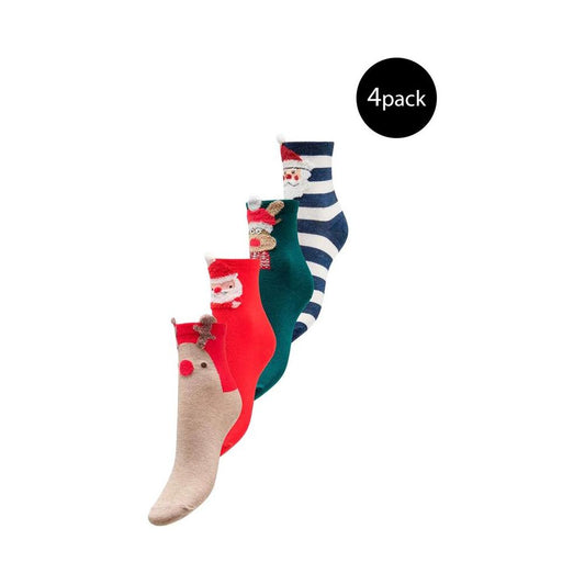 Only Red Cotton Tights & Sock Only Gray