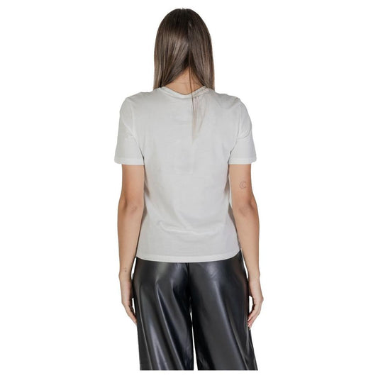Only White Cotton Tops & T-Shirt Only Dark Slate Gray