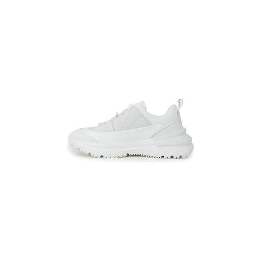 Calvin Klein Jeans White Suede Leather Sneaker Calvin Klein Jeans Light Gray