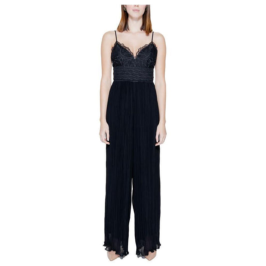 Guess Black Polyester Jumpsuit GU-13238600009-IT40|S