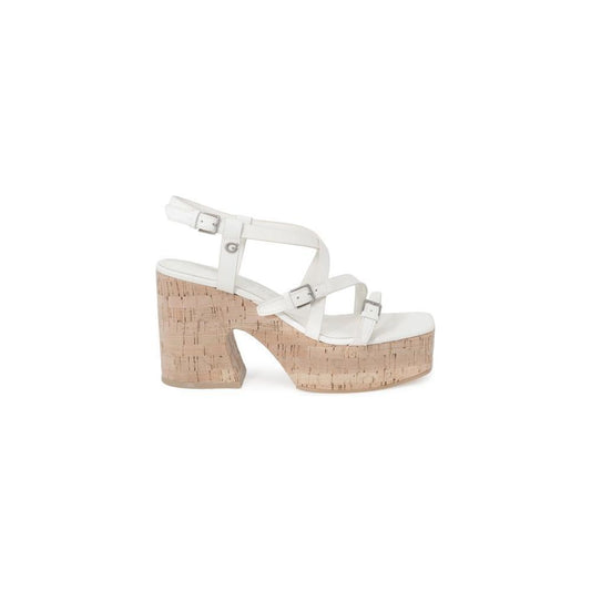 Guess Beige Leather High Heel GU-13242500127-EU40/US10