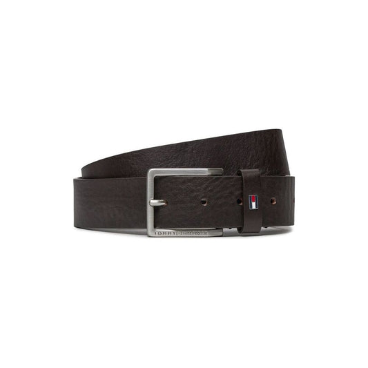 Tommy Hilfiger Brown Leather Belt Tommy Hilfiger Dark Slate Gray