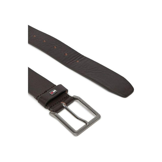 Tommy Hilfiger Brown Leather Belt Tommy Hilfiger Dark Slate Gray