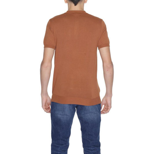 Gianni Lupo Gianni Lupo Brown Viscose Polo Shirt GI-14087800140-IT44 | S 1728,71956299936,Brown,Clothing,Gianni Lupo,IT44 | S,Men,Men - Clothing,New with tags,Polo Shirt - Men - Clothing