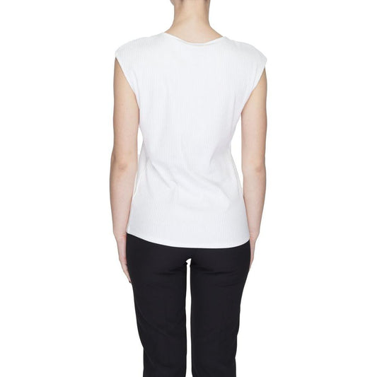 Street One White Cotton Tops & T-Shirt Street One Black