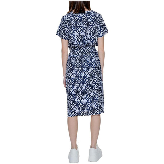 Street One Street One Blue Viscose Dress ST-14391600010-IT36|XXS 1728,71956299936,Blue,Clothing,Dresses - Women - Clothing,IT36|XXS,IT38|XS,IT40|S,IT42|M,IT44|L,New with tags,Street One,Women,Women - Clothing