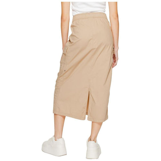 Street One Street One Beige Cotton Skirt ST-14478700127-46 1728,46,71956299936,Beige,Clothing,IT44|L,New with tags,Skirts - Women - Clothing,Street One,Women,Women - Clothing