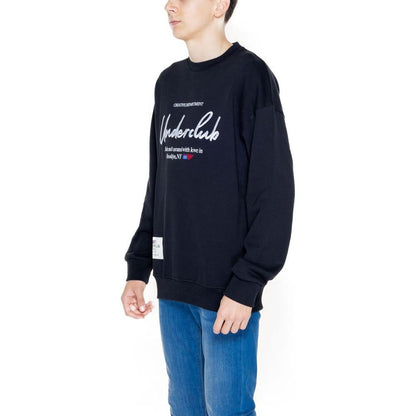 Underclub Black Cotton Sweatshirt