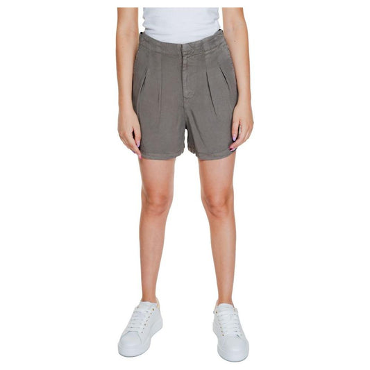 Vero Moda Gray Lyocell Short Vero Moda Rosy Brown