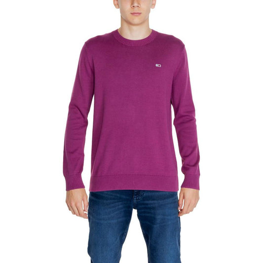 Tommy Hilfiger Jeans Tommy Hilfiger Jeans Purple Organic Cotton Sweater TO-14566002214-IT52 | XL 1728,71956299936,Clothing,IT52 | XL,Men,Men - Clothing,New with tags,Purple,Sweaters - Men - Clothing,Tommy Hilfiger Jeans