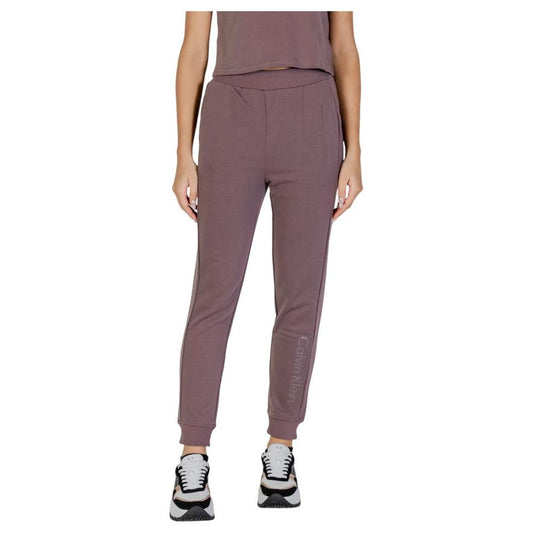 Calvin Klein Sport Purple Recycled Polyester Jeans & Pant Calvin Klein Sport Dim Gray