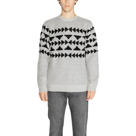 Antony Morato Gray Marabou Sweater AN-14638600136-IT52 | XL