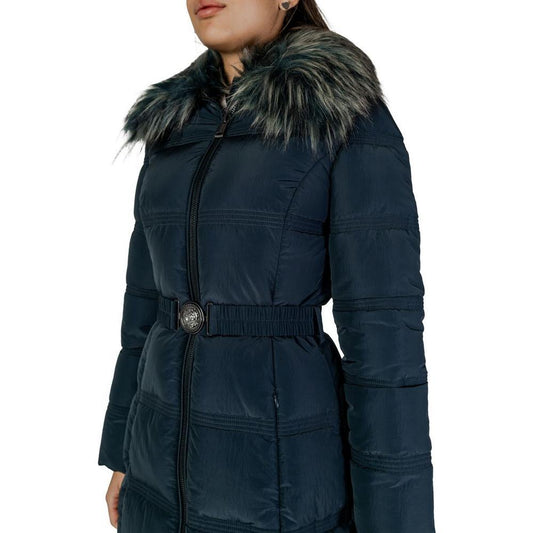 Guess Black Polyester Jackets & Coat GU-14698800144-IT42|M