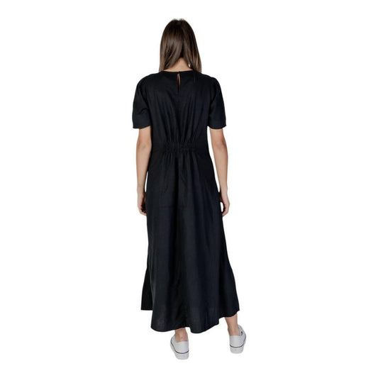 B.Young B.Young Black Linen Dress BY-14885700009-34 | XXS 1728,34 | XXS,71956299936,B.Young,Black,Clothing,Dresses - Women - Clothing,IT36|XXS,IT38|XS,IT40|S,New with tags,Women,Women - Clothing