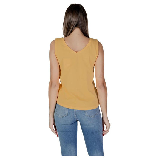 B.Young Yellow Cotton Tops & T-Shirt B.Young Rosy Brown
