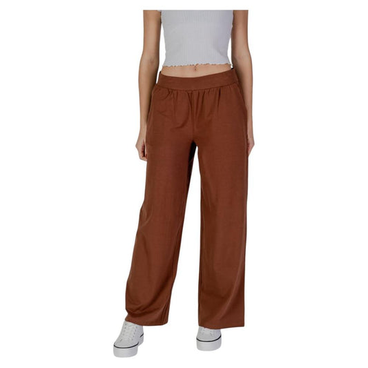 B.Young Brown Cotton Jeans & Pant B.Young Saddle Brown