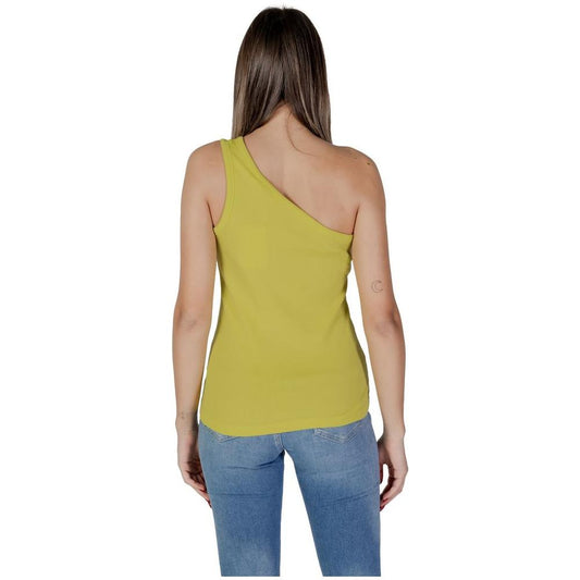 B.Young Yellow Cotton Tops & T-Shirt B.Young Dark Khaki