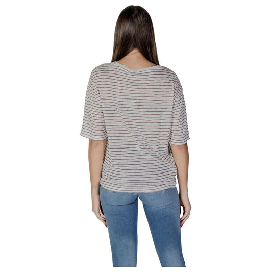 B.Young Brown Polyester Tops & T-Shirt B.Young Dark Gray