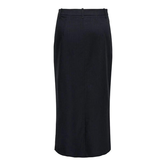 Jacqueline De Yong Gray Polyester Skirt Jacqueline De Yong Black