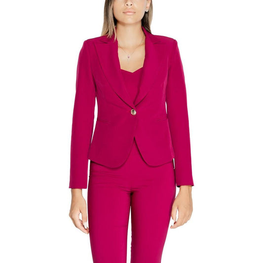 Rinascimento Bordeaux Polyester Suits & Blazer Rinascimento Maroon