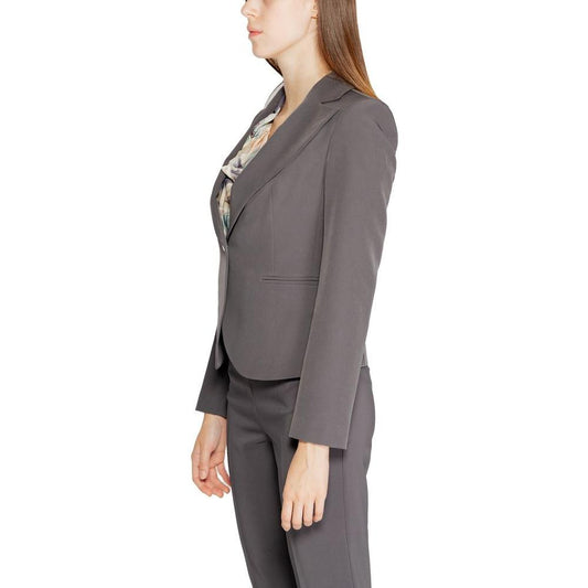 Rinascimento Gray Polyester Suits & Blazer Rinascimento Dim Gray