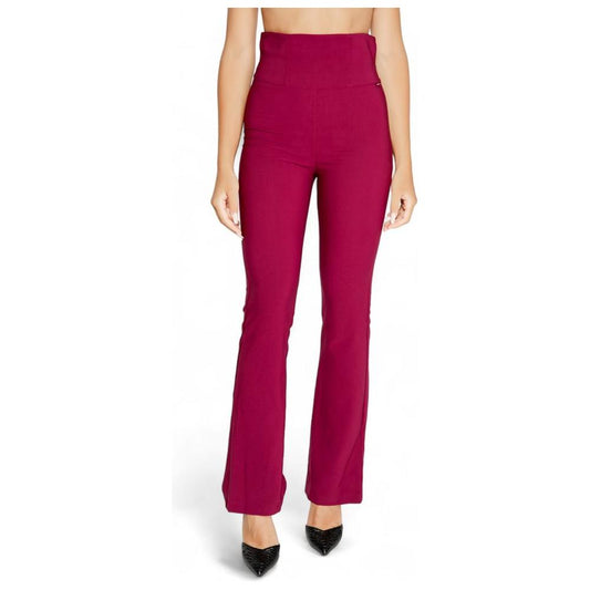 Rinascimento Bordeaux Polyester Jeans & Pant Rinascimento Wheat