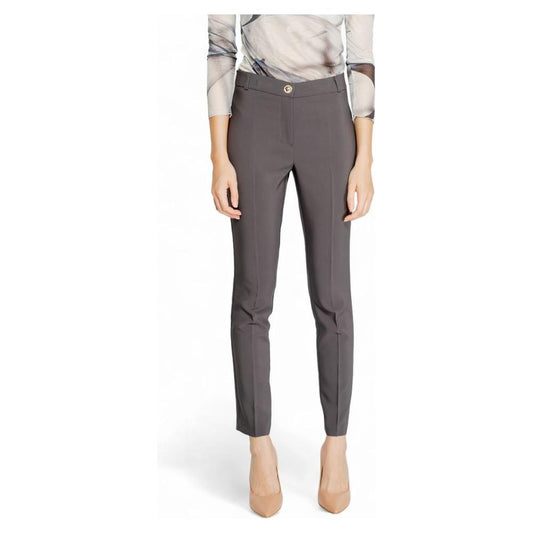 Rinascimento Gray Polyester Jeans & Pant Rinascimento Dim Gray