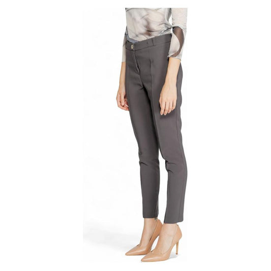 Rinascimento Gray Polyester Jeans & Pant Rinascimento Dim Gray