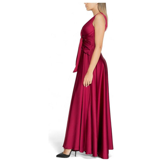Rinascimento Bordeaux Polyester Dress Rinascimento Wheat