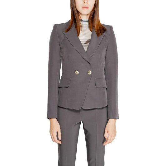 Rinascimento Gray Polyester Suits & Blazer Rinascimento Dim Gray