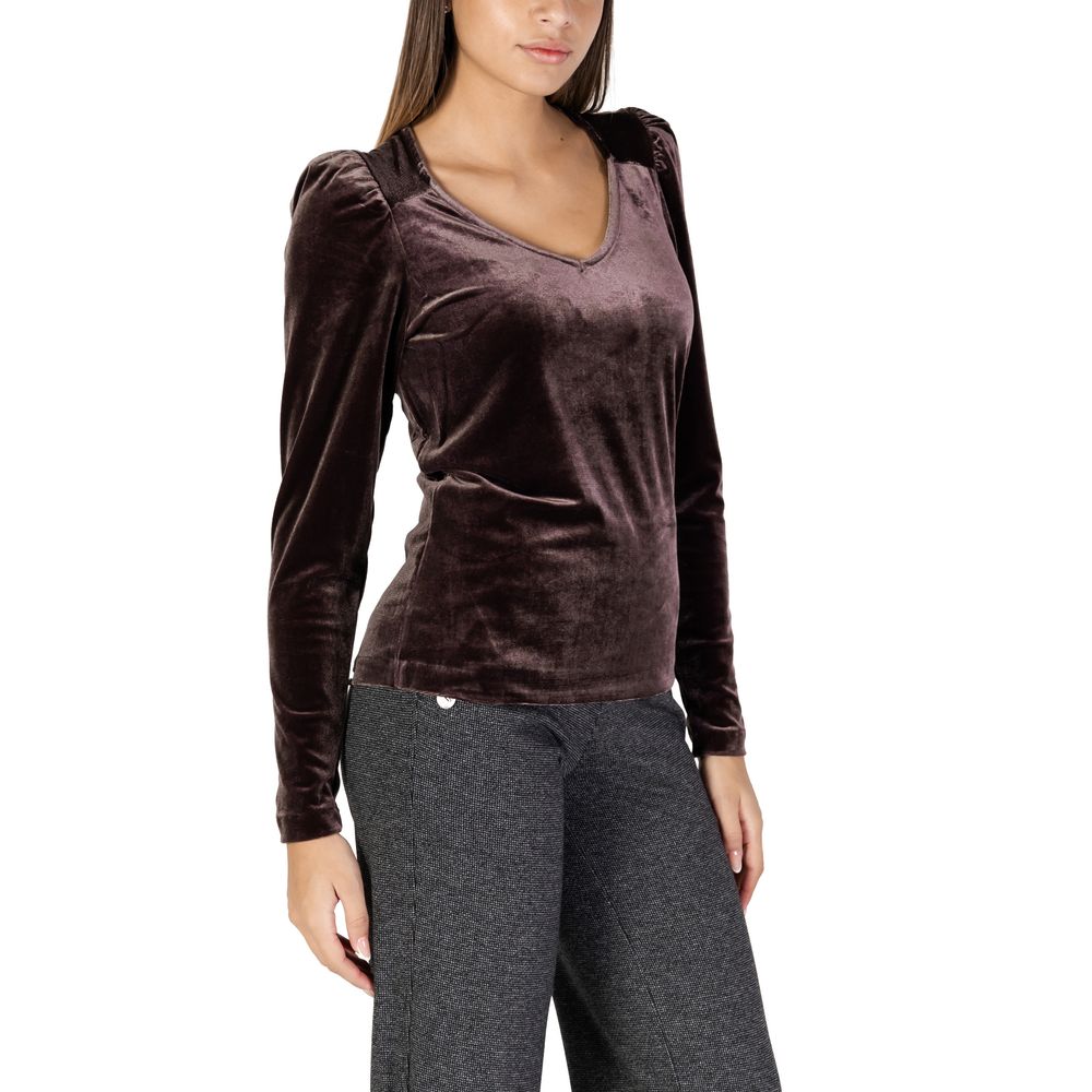 B.Young Brown Polyester Sweatshirt