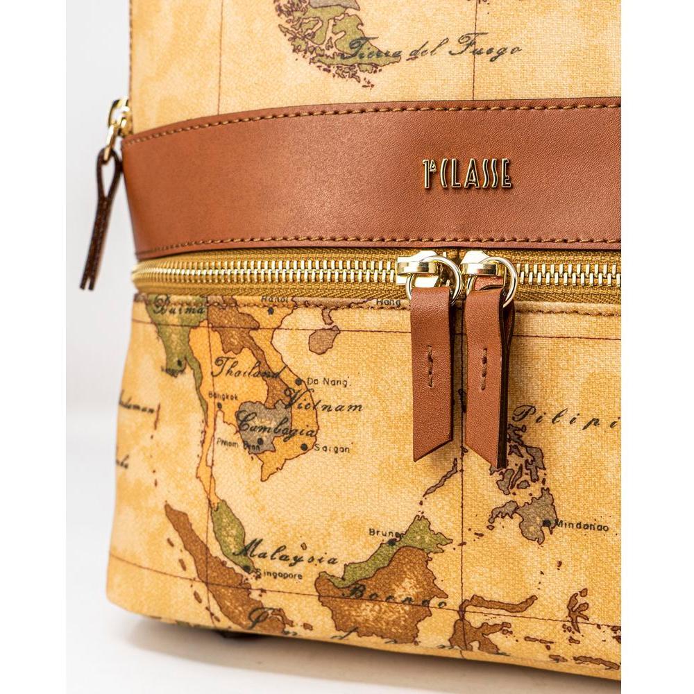 Front view with bag zipped and handles upright.