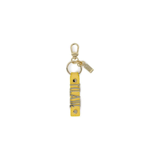 Alviero Martini Prima Classe Yellow Leather Keychain Alviero Martini Prima Classe Dark Khaki