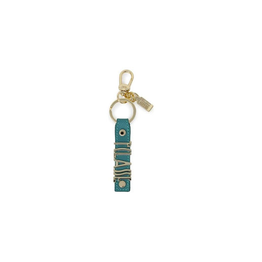 Alviero Martini Prima Classe Green Leather Keychain Alviero Martini Prima Classe Gray