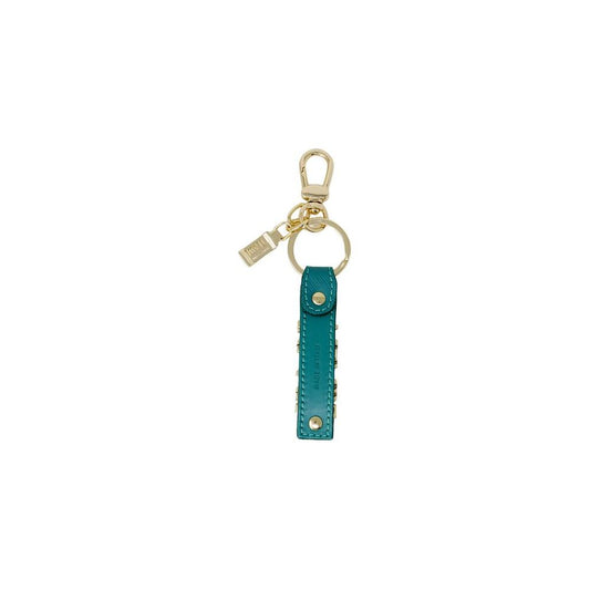 Alviero Martini Prima Classe Green Leather Keychain Alviero Martini Prima Classe Sea Green
