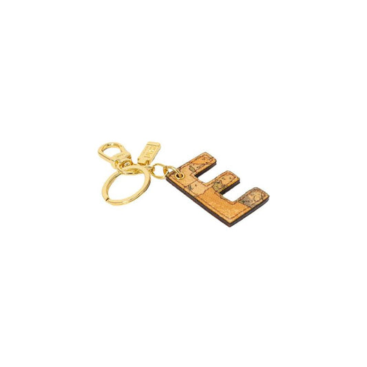 Alviero Martini Prima Classe Beige Leather Keychain Alviero Martini Prima Classe Dark Khaki