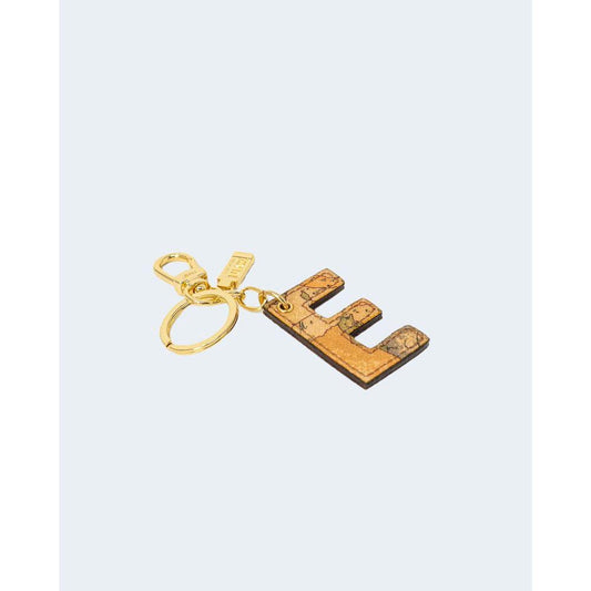 Alviero Martini Prima Classe Beige Leather Keychain Alviero Martini Prima Classe Lavender