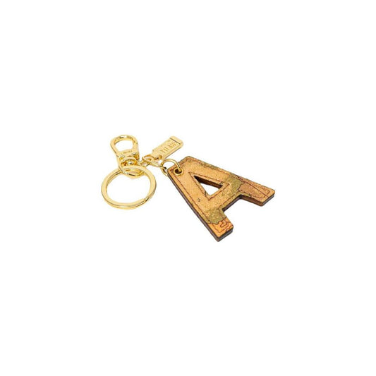 Alviero Martini Prima Classe Beige Leather Keychain Alviero Martini Prima Classe Dark Khaki