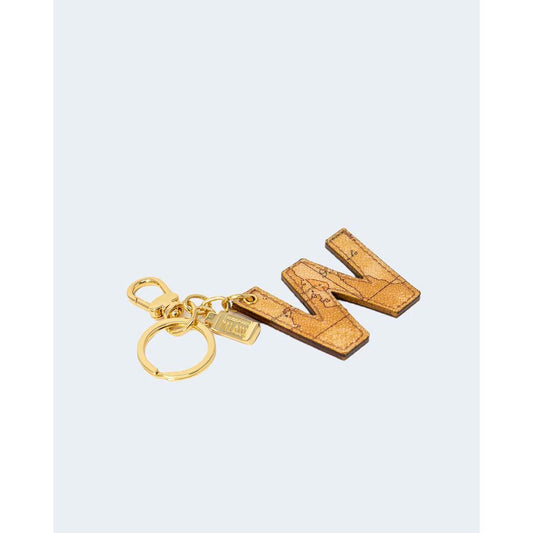 Alviero Martini Prima Classe Beige Leather Keychain Alviero Martini Prima Classe Lavender