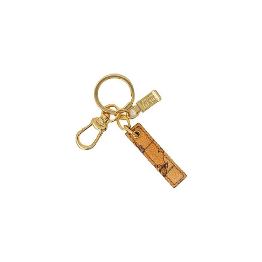Alviero Martini Prima Classe Beige Leather Keychain Alviero Martini Prima Classe Dark Khaki