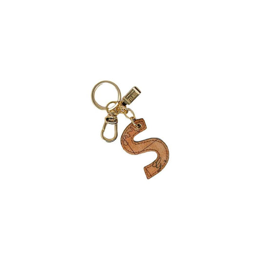 Alviero Martini Prima Classe Beige Cotton Keychain Alviero Martini Prima Classe Dim Gray