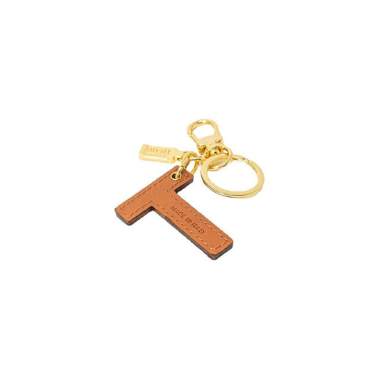 Alviero Martini Prima Classe Beige Leather Keychain Alviero Martini Prima Classe Dark Khaki