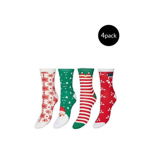 Vero Moda Green Cotton Tights & Sock Vero Moda Dark Slate Gray