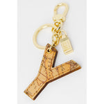 Alviero Martini Prima Classe Beige Artificial Leather Keychain ALMAPRCL-10113400127
