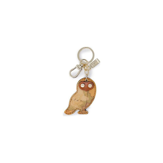 Alviero Martini Prima Classe Beige Leather Keychain Alviero Martini Prima Classe Rosy Brown
