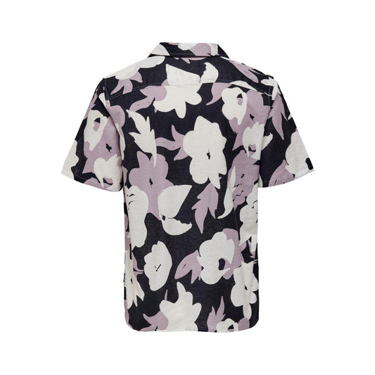 Only & Sons Only & Sons Purple Linen Shirt ON-10275400139-IT44 | S 1728,71956299936,Clothing,IT44 | S,IT48 | L,Men,Men - Clothing,New with tags,Only & Sons,Purple,Shirts - Men - Clothing