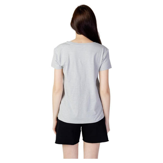 Blauer Gray Cotton Tops & T-Shirt Blauer Light Gray