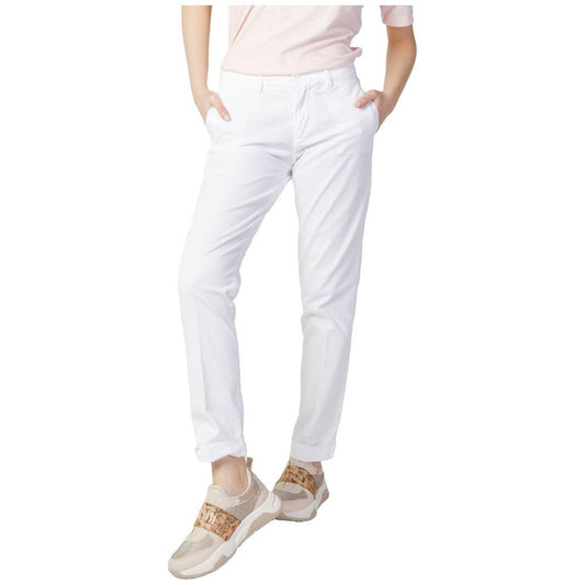 Blauer White Cotton Jeans & Pant Blauer Lavender